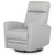 Dream On Me Chatham Swivel Gliding Recliner, Gray