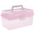 Pink Sewing Painting Storage Box Organizer With Handle