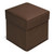 Folding Storage Seat-color:brown