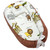 Bitsy Boo Baby Nest Co-sleeping Lounger Cotton & Breathable Fiberfill Portable Adjustable Newborn Crib Bassinet Safari
