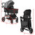 Costway 2 In1 Foldable Baby Stroller Kids Travel Newborn Infant Buggy Pushchair Gray