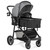 Costway 2 In1 Foldable Baby Stroller Kids Travel Newborn Infant Buggy Pushchair Gray