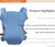 Baby Carrier,ergonomic,soft Breathable Mesh Cmfortable, Front And Back Carrier