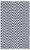 Safavieh Montauk Siomha Chevron Cotton Area Rug, Navy/ivory, 2'6" X 4'
