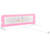Gymax 69'' Breathable Baby Children Toddlers Bed Rail Guard Safety Swing Down Pink