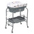 Infans Baby Changing Table W/bathtub, Folding & Portable Diaper Station W/wheels  Gray