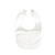 Nicexmas 5pcs Infant Newborn Kids Pure Cotton Double Layer Bandana Drool Bibs Feeding Saliva Towel Bibs With Snaps (white)