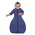 Halo Easy Transition Sleepsack Wearable Blanket, 100% Cotton, Navy Heather, Small