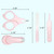 Goodwill Baby Nail Kit, 4 In 1 Baby Nail Care Kit, Baby Newborn Nail Clipper Trimmer Scissors File Nose Tweezers Grooming Kit, - Owl Pink