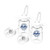 Podee Hands Free Baby Bottle - Anti-colic Feeding System 4 Oz (2 Pack - Blue)
