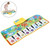 Willstar Musical Piano Kids Gift Toy Touch Play Learn Singing Piano Keyboard Music Carpet Mat Blanket Educational Fun