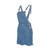Zoiuytrg Women Denim Strap Dress Pocket Bib Overall Dress Button Camouflage Denim Suspender Skirt