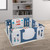 Joymor 14-panel Foldable Baby Playpen, Kids Baby Gate Safety Play Yards Activity Center With Locked Door, Elephant Blue
