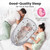Portable Baby Lounger Nest For Newborn With Waterproof Diaper Changing Pad, Breathable Cotton Newborn Mattress For Crib & Bassinet (crown)