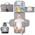 Daorier Baby Changing Pad Waterproof Changing Pad Washable Reusable Breathable Leak-proof Crib Mattress Portable Travel. Gray 1pcs