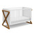 Storkcraft Equinox 3-in-1 Convertible Baby Crib White/driftwood