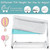 Babyjoy Baby Side Bassinet Bedside Sleeper Washable Mattress Height Adjustable White