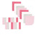 Luvable Friends Baby Girl Super Soft Bundle Washcloths, Pink Pastel, One Size
