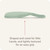 Nuk Pretensil Scoop Silicone Baby Spoon, 3 Pack, Green