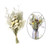 Natural Dried Flowers Dried Flower Arrangement Bouquet Plant Decoration Vase White