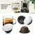 3pcs Coffee Capsule With 60 Pack Aluminum Foil Lids,reusable Espresso Capsules Refillable Coffee Pod For Nespresso Vertuo,by Pakasept