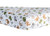 Trend Lab Friendly Forest Deluxe Cotton Flannel Fitted Crib Sheet. Colors Of Tan, Orange, Gray, Green And White. Fits Standard Crib Size Mattress.