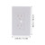 Nicexmas 10pcs Self-closing Standard Outlet Covers Wall Socket Plugs Baby Safety Plug Covers With Screws