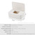 Portable Refillable Wet Wipe Container, White Reusable Wet Wipe Pouch,wipe Dispenser Container,baby Travel Wet Wipe Holder, 1pc