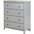 South Shore Cotton Candy Coastal 4 Drawers Chest, Soft Gray