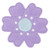 Sammy & Lou Lilac Flowers Musical Crib Mobile