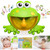 Beefunni Bubble Baby Bath Toys For Bathtub, Frog Blowing Bubbles And Singing 12 Toddler Songs Bathtub Bubble Machine