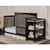 Dream On Me Chloe 5-in-1 Convertible Crib And Changer, Espresso