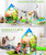 Wilwolfer Polyester 3pc Dinosaur Ball Pit Tent For 3-6 Years Toddlers With Pop Up Tunnel Indoor Outdoor
