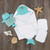Baby Aspen Narwhal Bath Gift Set, 4 Pc