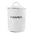 Auldhome Enamelware White Creamer Canister; Rustic Distressed Style Coffee Accessory Storage For Kitchen