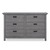 Evolur Waverly 6 Drawer Double Dresser Rustic Gray