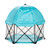 Regalo My Play Deluxe Portable Play Yard Indoor And Outdoor, Full Canopy, Washable, Aqua, 6-panel, Unisex