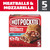Hot Pockets Frozen Snacks Meatballs And Mozzarella Garlic Buttery Crust Sandwiches, 22.5 Oz, 5 Count (frozen)