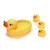 Vikakiooze Bath Duck Toys 4pcs Family Rubber Ducky Float&squeak Baby Toddlers Preschool Bathtub Shower Toy Christmas Gifts For Kids
