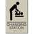 Changing Station Men Sign-taupe / Black (4 Units)