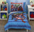 Crown Crafts Marvel Avengers 4 Piece Bedding Sets, Toddler Bed With Bedspread, Fitted Bottom Sheet, Flat Top Sheet, Pillowcase