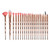 Tkoofn 20pcs Diamond Makeup Brush Set Foundation Blush Eyeshadow Brushes Kit Tools