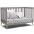 Delta Children Essex 4-in-1 Convertible Baby Crib, Grey/natural Legs
