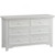 Suite Bebe Winchester 6 Drawer Double Dresser, White Fnish
