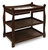 Badger Basket Sleigh Style Baby Changing Table, Espresso, Includes Pad