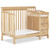 Dream On Me, Jayden, 4-in-1 Mini Portable Convertible Crib With Changer, Natural