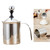 Manual Milk Creamer Hand Pump Frother With Handle Lid Cream Whisking Head Coffee Creamer - 8x8x18cm