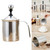 Manual Milk Creamer Hand Pump Frother With Handle Lid Cream Whisking Head Coffee Creamer - 8x8x18cm