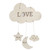 Sleeping Wooden Cloud And Raindrop Dream Catcher Hanging Plaque - Boys Nursery Decor Baby Mobile Star And Cloud Mobile A