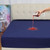 Piccocasa Waterproof Mattress Protector Microfiber Bed Mattress Pad Deep Pocket Pads Bed Cover Navy Blue King